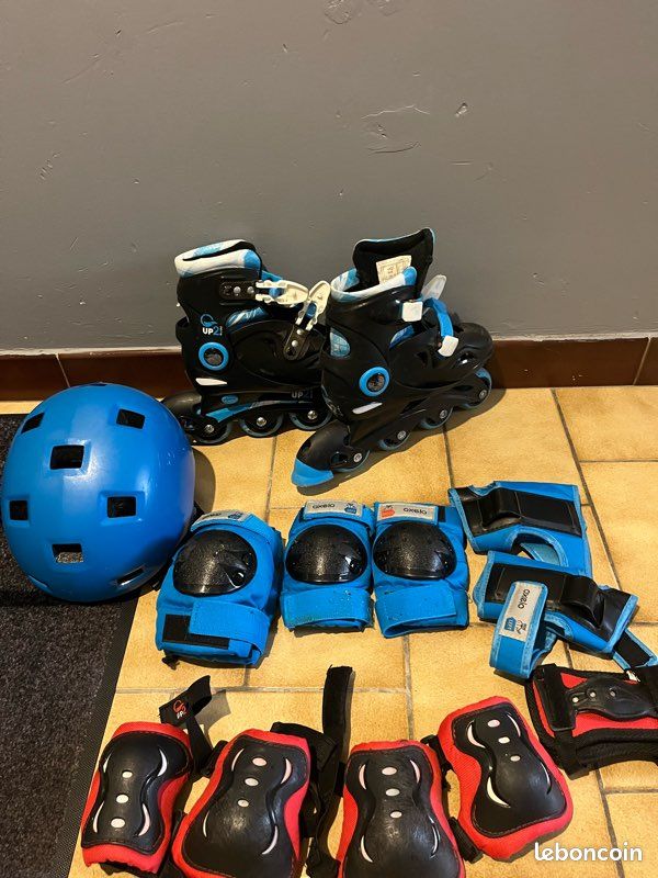 Roller +protections et casque (image 1)
