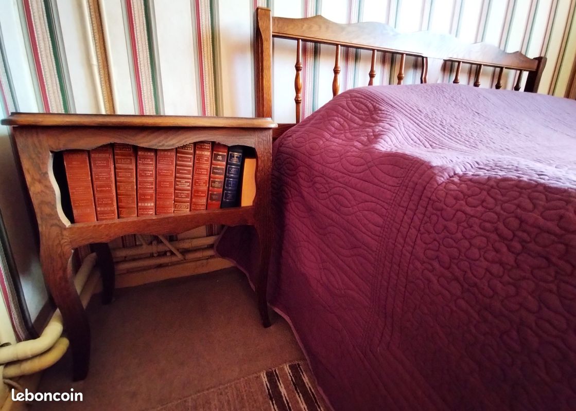 Chambre a coucher complete - bois chene massif – 2 personnes (image 3)