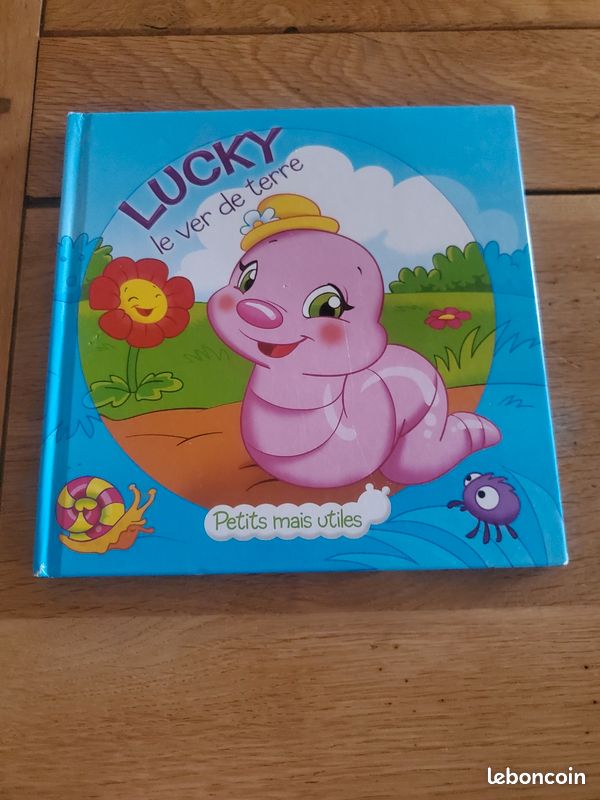 Livre petit enfant bébé Lucky le ver de terre Petits mais utiles (image 1)