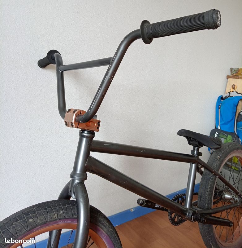Potence BMX Old School A51 – 21,1 Mm – 4 Boulons – Alu Argent – OG