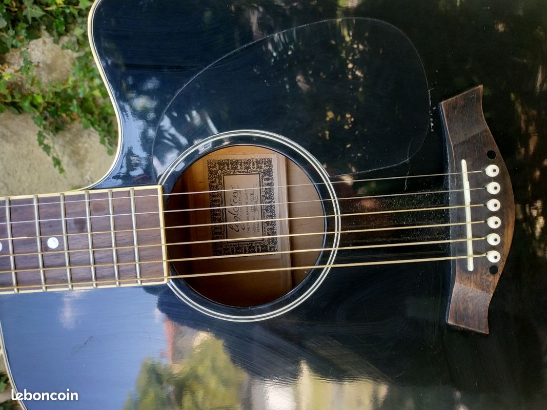 Guitare folk électro-acoustique Eagletone + support Stagg (image 2)