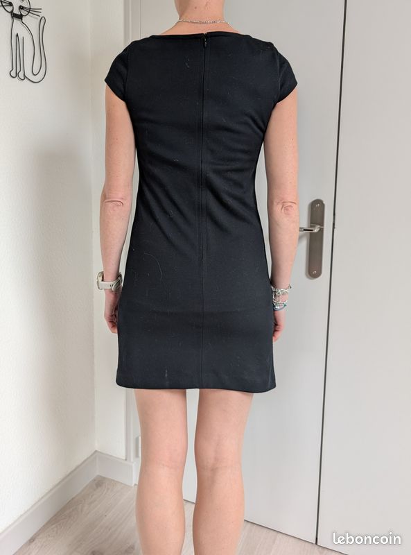 Robe patineuse noire - MAJE | Les Chineuses Chics