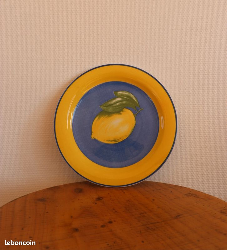 Assiette citron Quadrifoglio (image 2)
