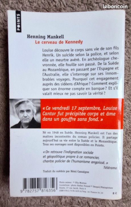 Henning MANKELL – Plusieurs titres, tarif dégressif – LH94 (image 18)
