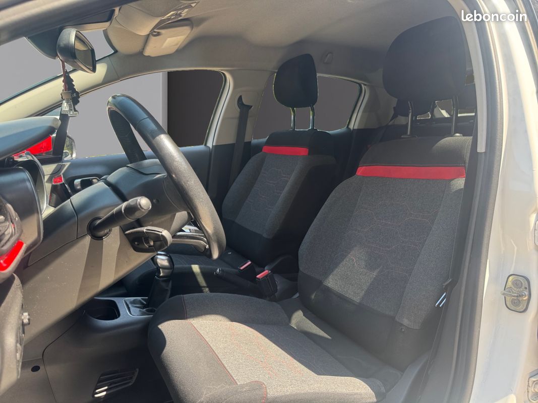 CITROEN C3 III 1.6 BLUE HDI 75 FEEL 75Ch Apple carplay Régulateur de vitesse Garantie 12 mois (image 9)