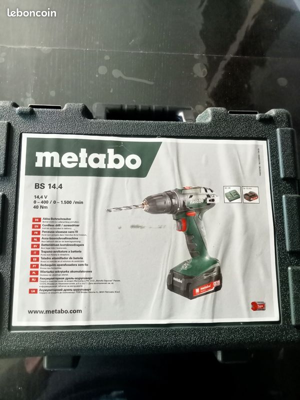 Promo Perceuse Visseuse Sans Fil Metabo chez Mr Bricolage