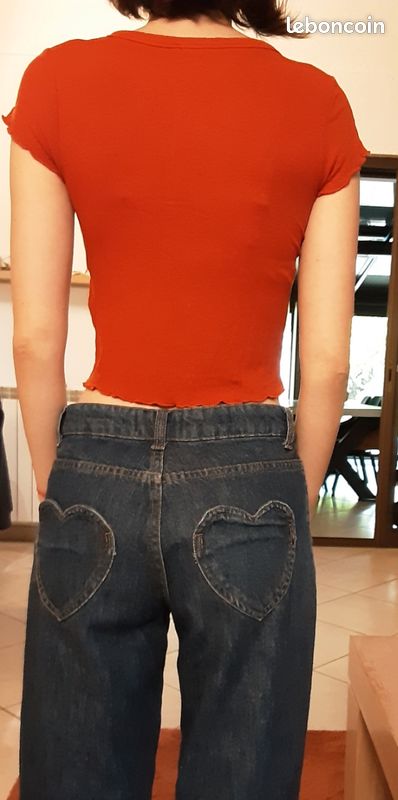 Pantalon Jennyfer Taille XS Gris - Coupe Tapered, Neuf Sans étiquette - Parfait Pour Le Quotidien