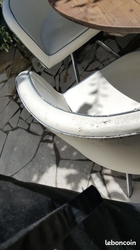 Ensemble de 4 chaises look seventies design (image 2)