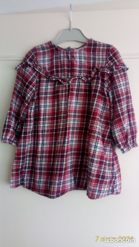 Robe marine à fleurs Tape à l’œil 2 ans (86cms) (image 1)