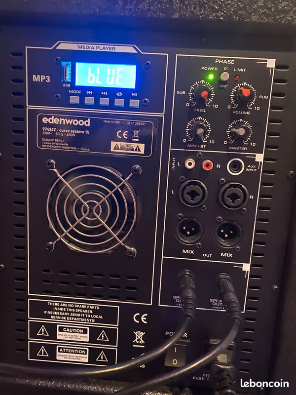 Enceinte amplifiée avec caisson professionnel (image 1)