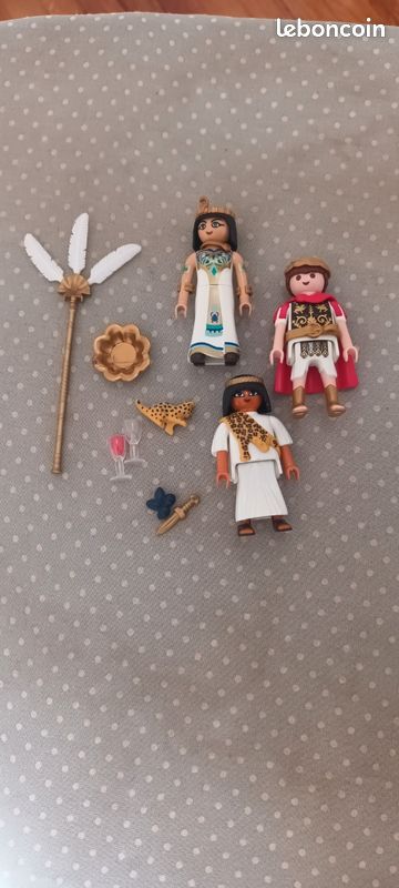 Figurines Playmobil César et Cleopatre (image 1)