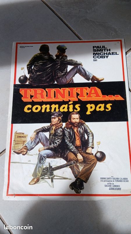 Dossier de presse original cinéma - Trinità... Connais pas (1976) - Paul Smith / Michael Coby Rare (image 1)