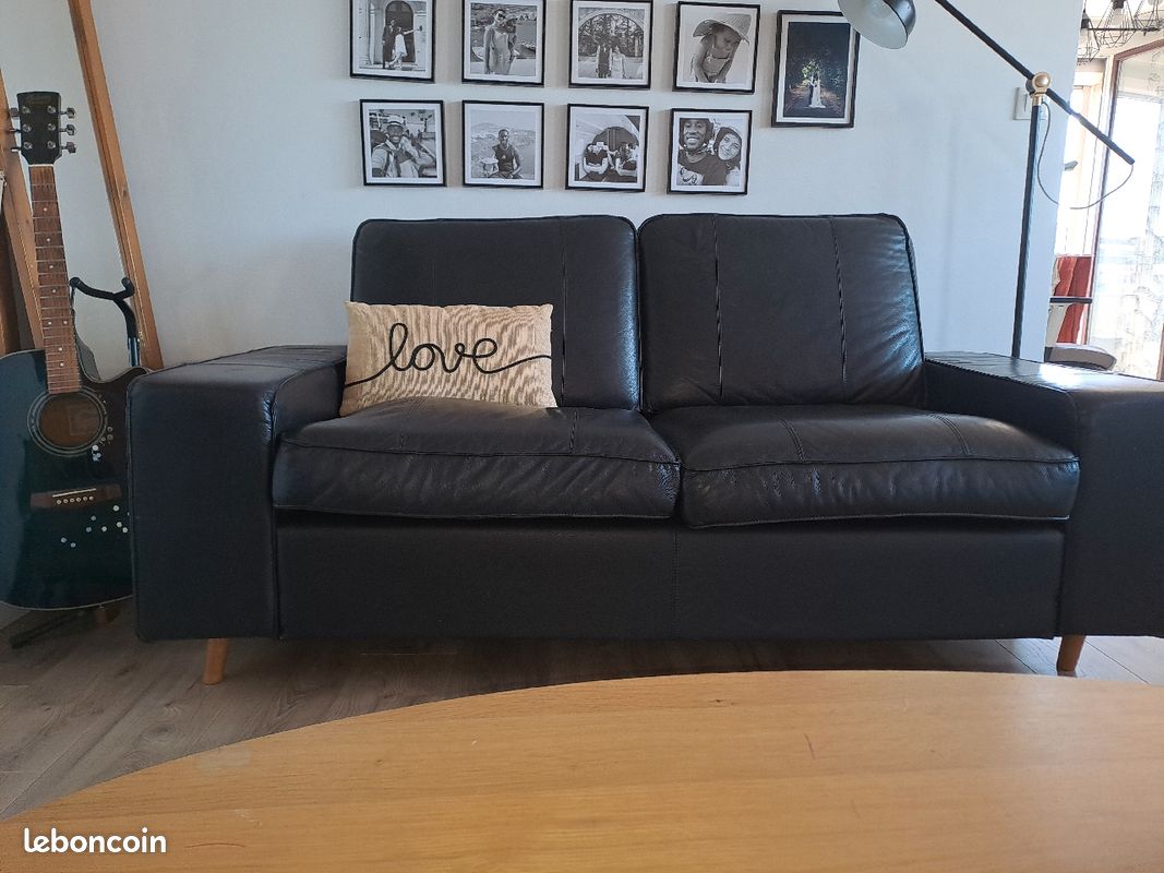 Canape cuir ikea kivik (image 2)