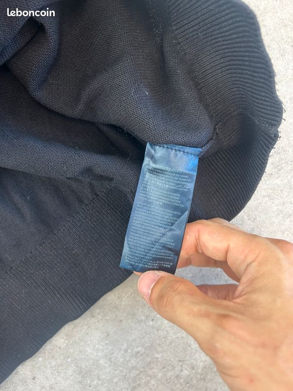 Pull Tommy Hilfiger Noir pour homme M #PTH.072 (image 8)