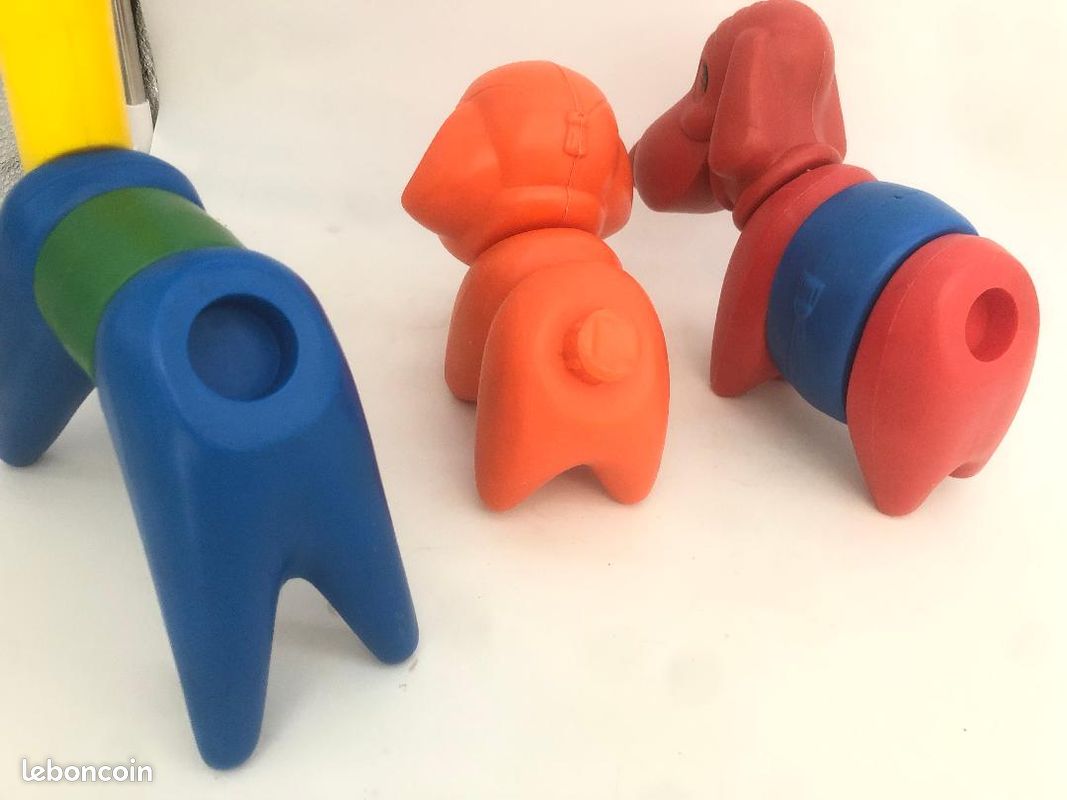 Jouets Enfants Vintage Tupperware Animaux En Plastique - Occasion