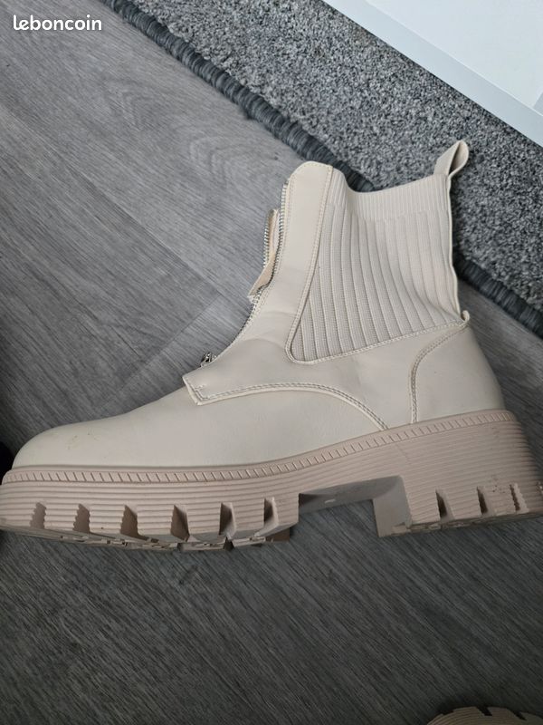 Bottines beige très bon etat (image 2)