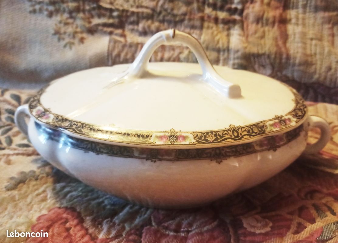 Quatre pièces de service ancien porcelaine Limoges (image 5)