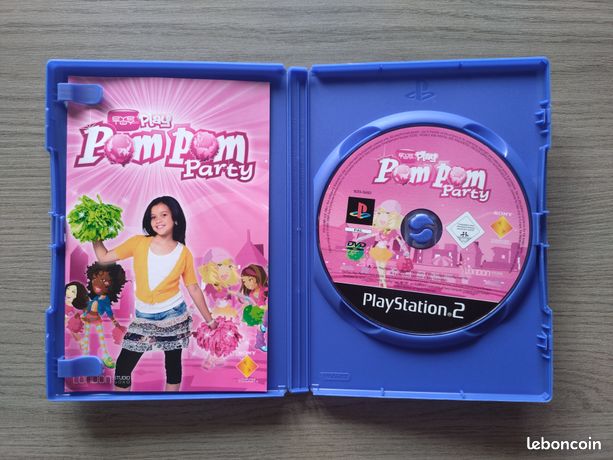 Playstation Eye Toy Play Pom Pom Party + Camera Ps2 pas cher