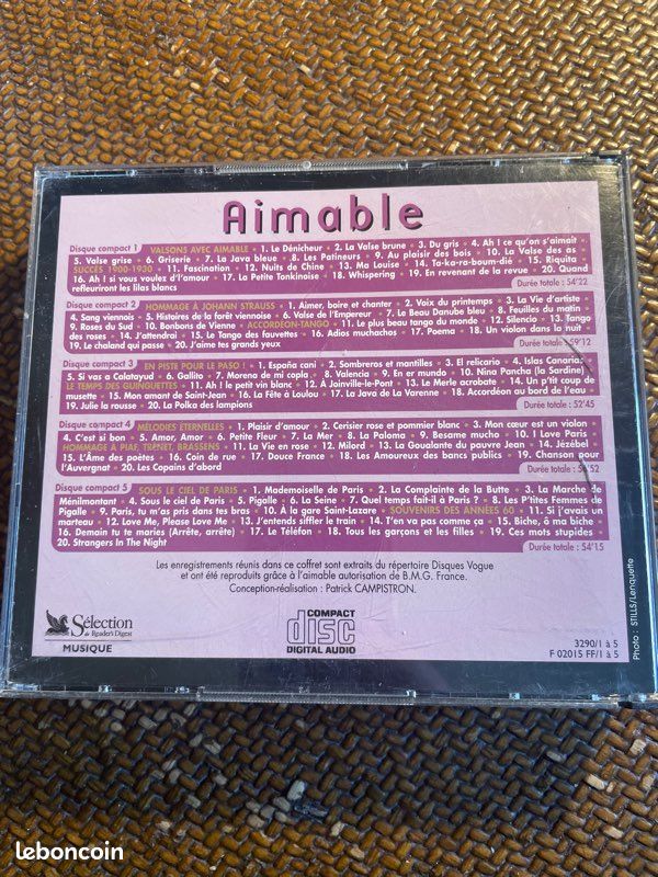 Coffret CD Aimable (image 2)