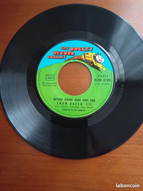 Disque vinyle 45 tours Elton john (image 4)