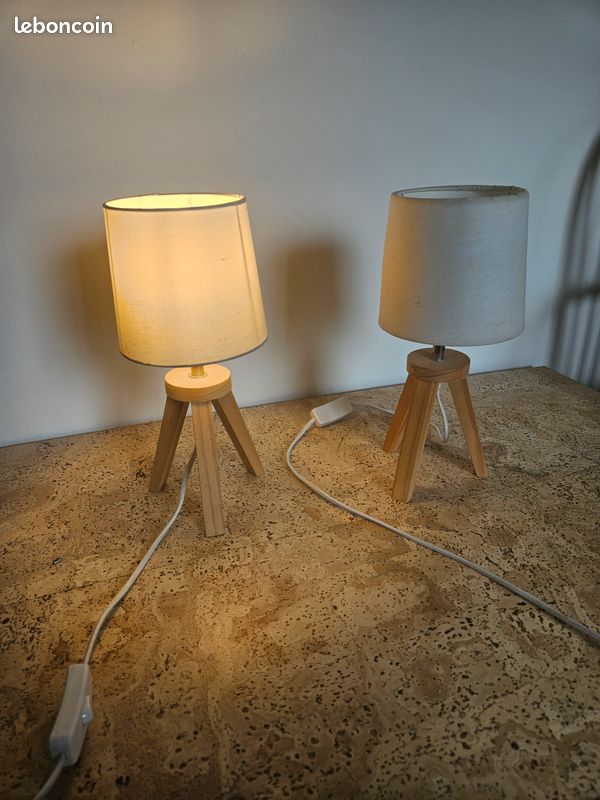 2 Pièces Abat-Jour Tissu Style Européen E14 - Pour Lampe De Table, Lustre Ou Lampadaire