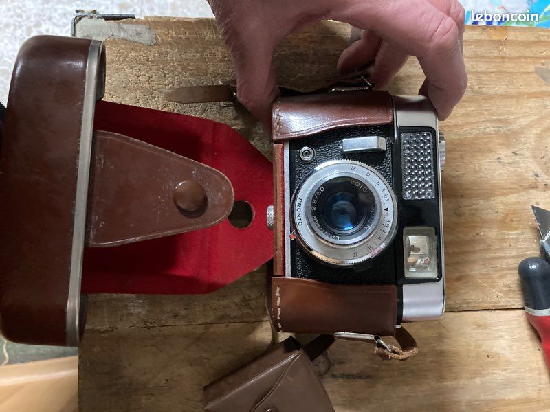 Appareil Photo Argentique Vintage Voigtlander VITO 35 Mm - Avec Objectif Et étui Cuir