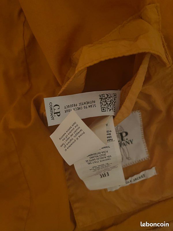 Veste cp company orange très bon état original (image 1)