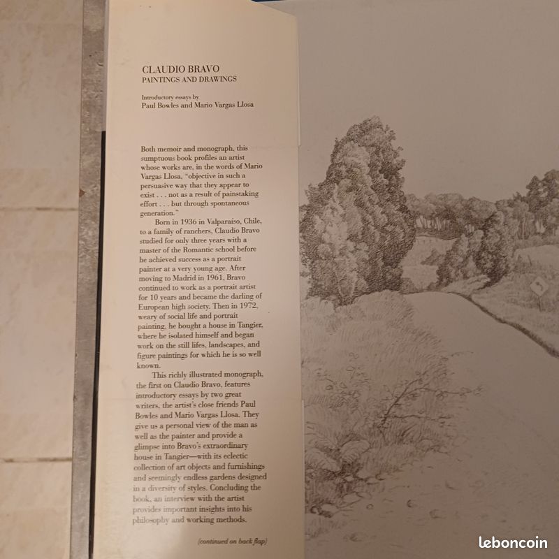 Rare livre art claudio bravo paintings and drawings (image 3)