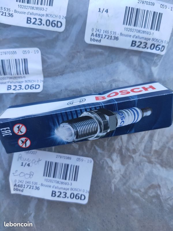 4x Bosch Bougieset Iridium - Voor Opel Astra J En Insignia 1.4 LPG 4-Cilinder