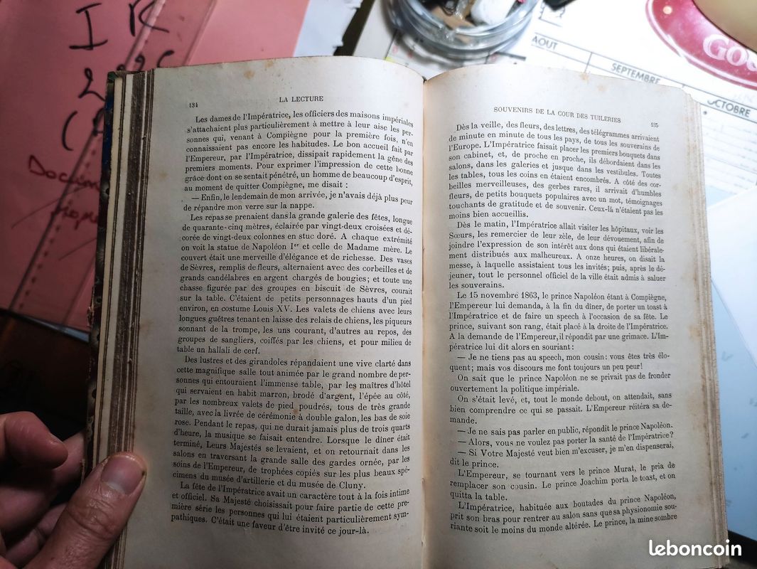 Vends édition reliée 1891 de la revue "La lecture" (image 3)