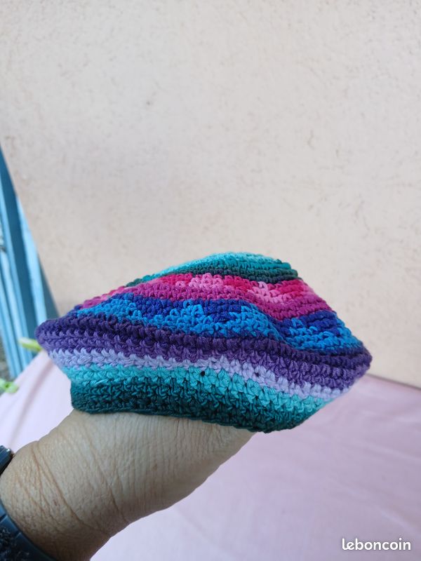 Béret enfant multicolore (image 5)