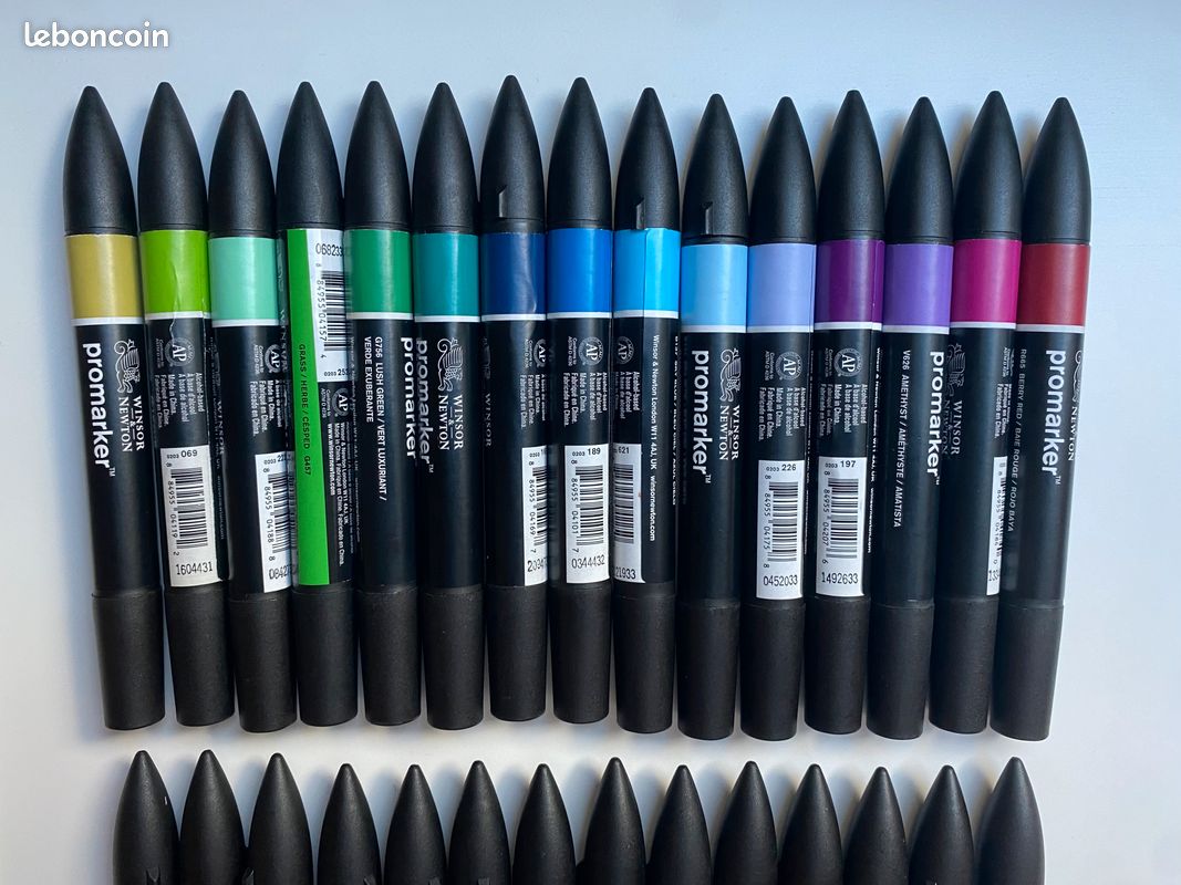 Lot de 29 promarkers Windsor & newton (image 2)