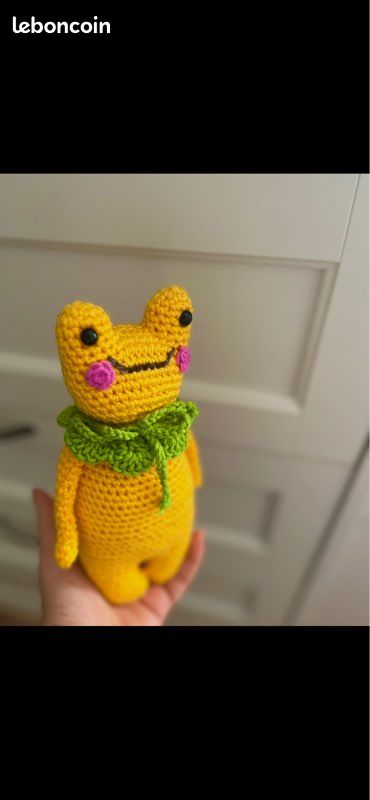 Grenouille au crochet faite main – Amigurumi (image 4)
