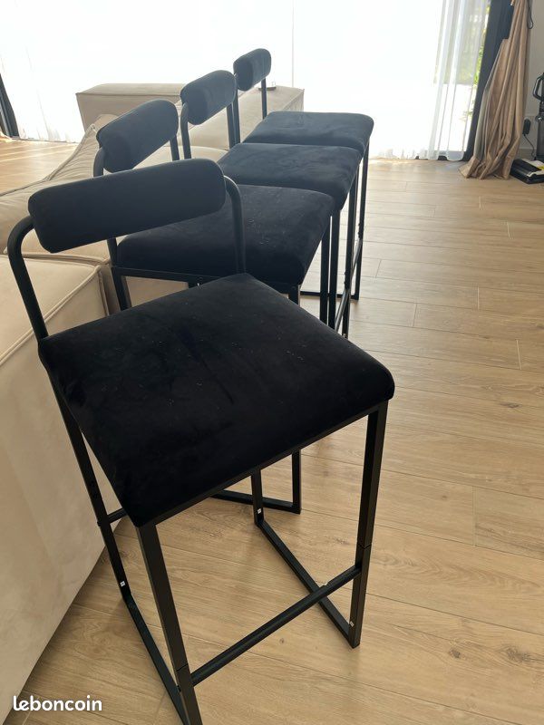 Tabouret de bar x4 (image 1)