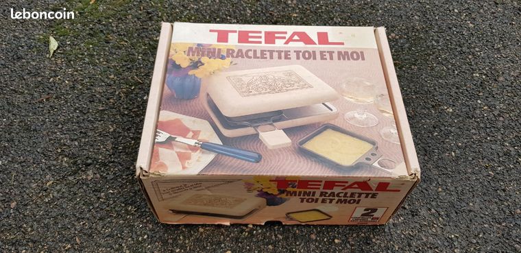 Appareil à Raclette Tefal Mini Duo 'Toi Et Moi' - Neuf Sous Blister, Millésime 1983