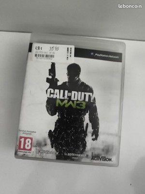 Jeu PS3 Call of Duty MW3 PlayStation, boîte d'origine, version française (image 1)