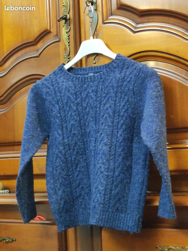 Pull en laine 6 ans, 5 euro piece (image 1)