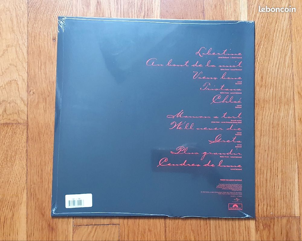 Mylene Farmer - Cendres de lune LP (image 2)