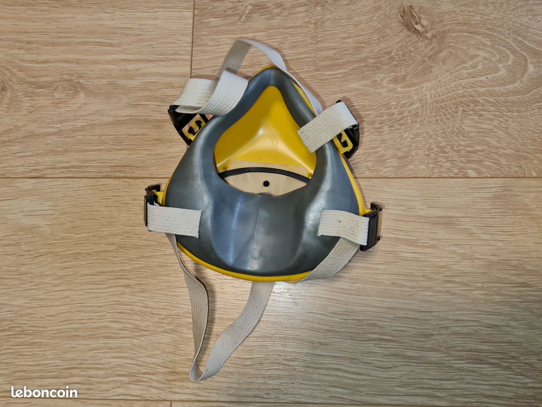 Masque a Gaz Respiratoire Filtrant Chimique à Particules 3M France (image 2)