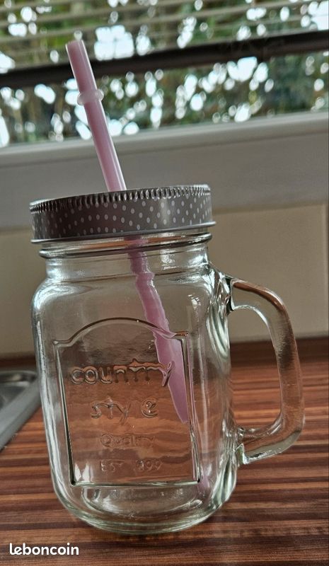 Pailles Courtes Et Fines Courbées En Acier Inoxydable Pour Verres à Cocktail, Enfants, Petites Tasses Ou Bocaux Mason (lot De 4 + Brosse De Nettoyage + Sac En Tissu