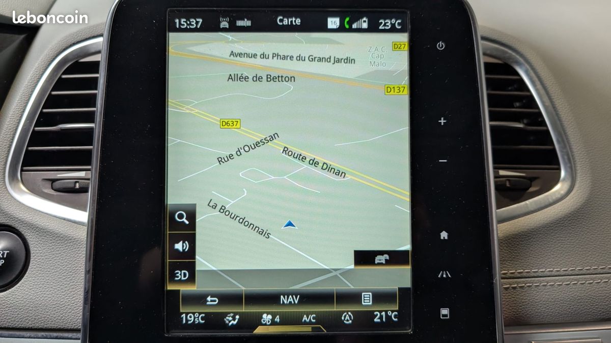 RENAULT ESPACE 1.6 DCI 160CH INITIALE PARIS BVA / CARPLAY / SIEGES MASSANT / 4 CONTROL / VOLANT CHAUFFANt (image 10)