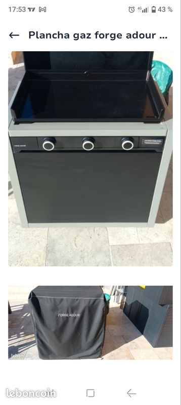 Plancha forge adour G 75 gaz (image 1)