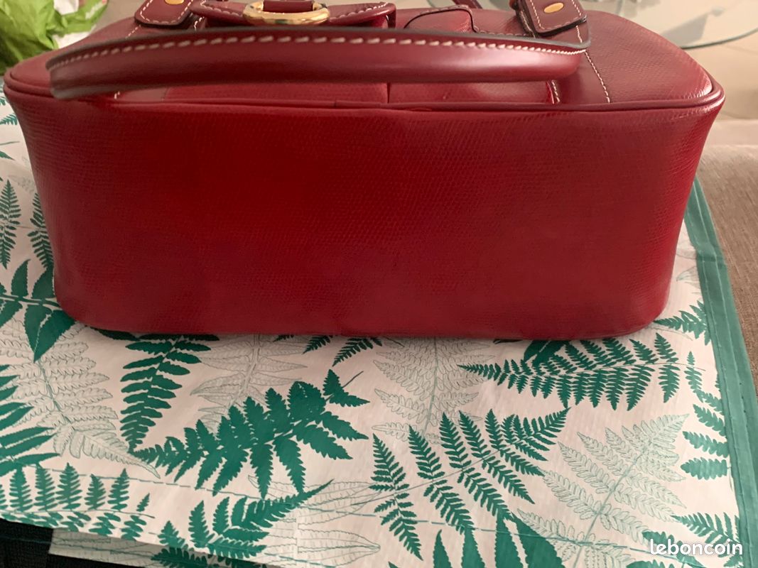 Sac à main Lancel rouge gamme Elsa (image 3)