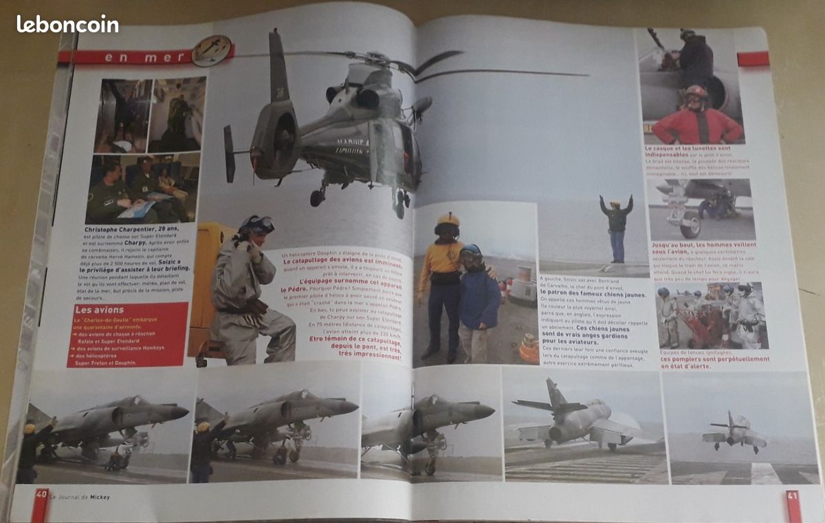 Le Journal de Mickey n°2717 - Tobey Maguire (Spider-Man) : Photo-Poster / 24 Heures sur le Charles-de-Gaulle (13/07/2004) (image 5)