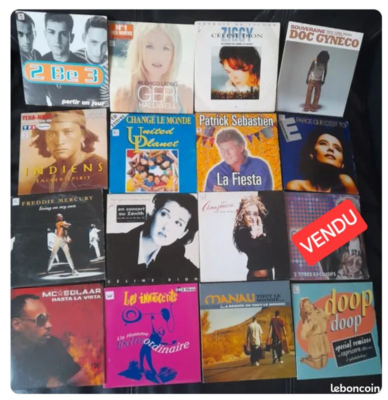 CD 2 titres - Différents artistes (1 les 5 CD) (image 4)