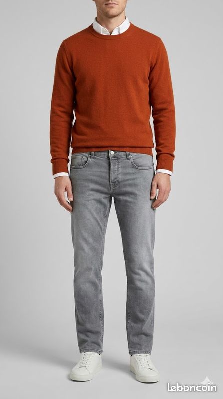 Jeans Pour Homme JULES – Taille 40, Coupe Droite, Bleu, Occasion Très Bon état