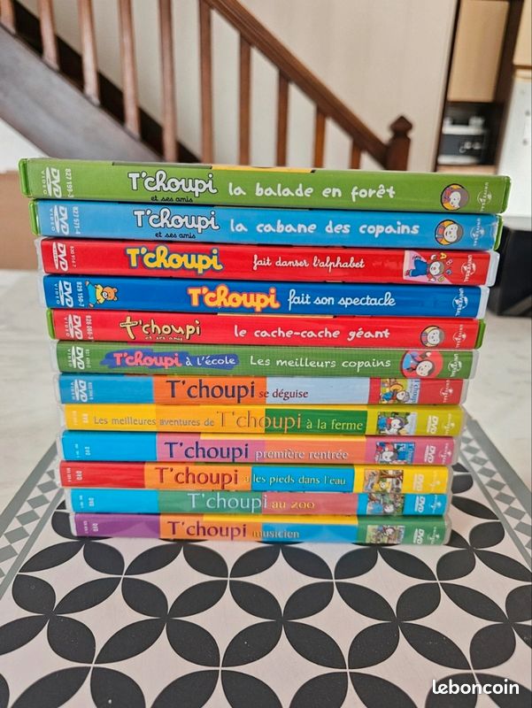 Lot de 12 DVD de T'choupi (image 2)