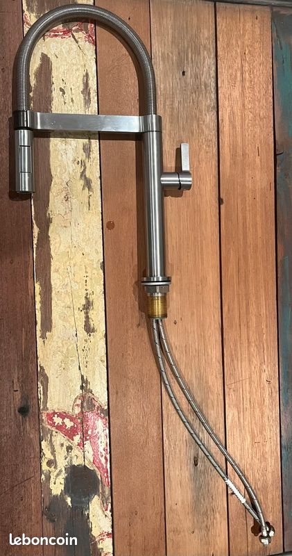 Mitigieur évier Blanco Culina S mini inox + poignée douchette (image 2)
