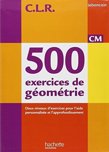 CLR 500 EX géométrie CM cours griffon avec corrigés (image 1)