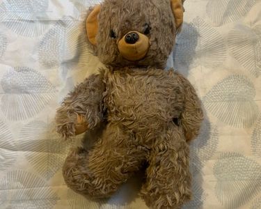 TRES RARE ANCIEN Ours(Teddy Bear)Articulé.fabrication Ancienne(Paille